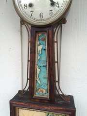 E. Ingraham Treasure Island Banjo Clock