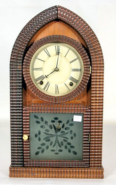 J.C. Brown Ripple Front Beehive Clock