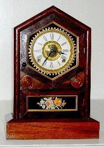 Jerome & Co. Rosewood Shelf Clock