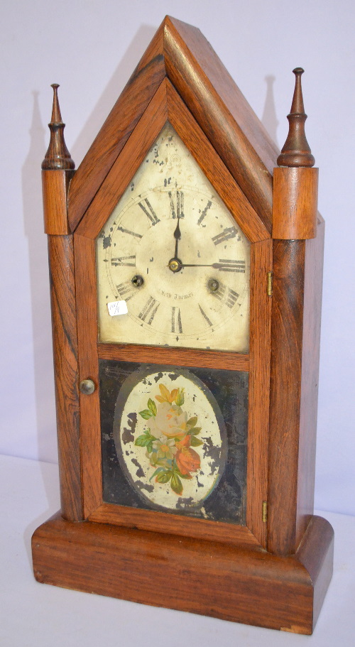Antique Seth Thomas Rosewood Steeple Clock