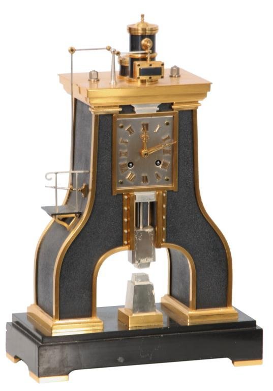 French Industrial Steam Hammer Clock