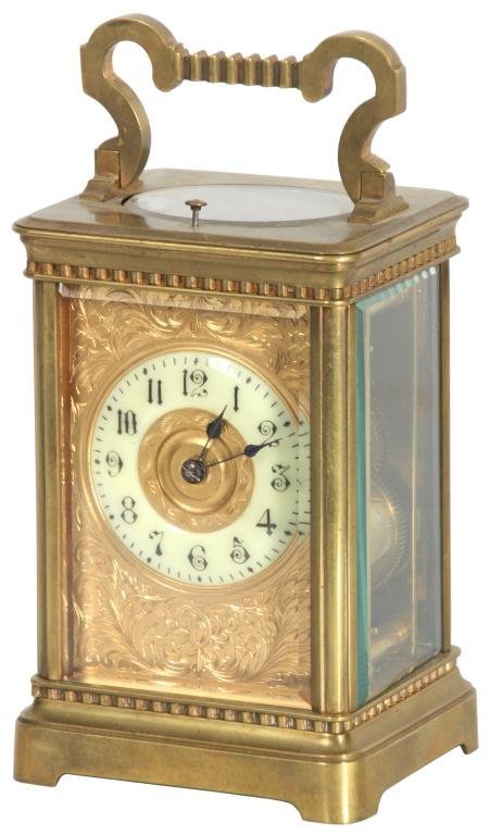 Hour Repeater Brass Carriage Clock