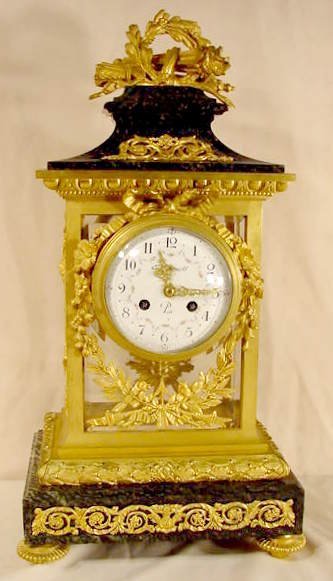 Vincenti Brass & Marble Crystal Regulator