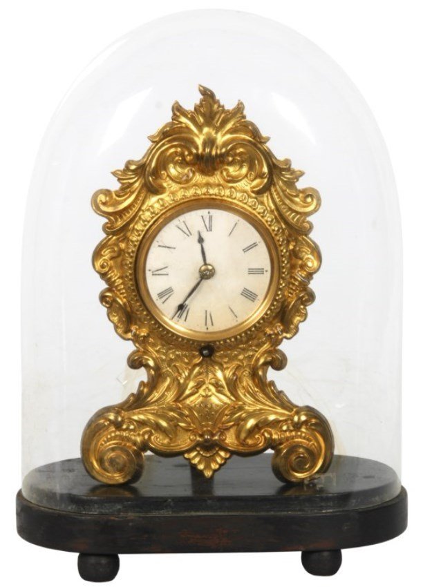Coe & Co. Brass Front Dome Clock