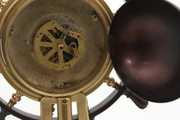 Bronze Ships Wheel Nautical Desk Clock