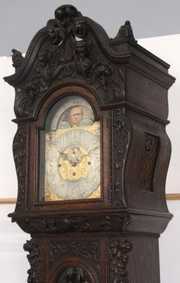 Oak Horner Grandfather Clock