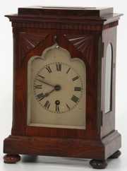 Rosewood Single Fusee Bracket Clock