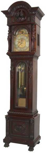 Tiffany & Co. 9 Tube Grandfather Clock