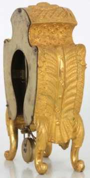 English Bronze & Ormolu Fusee Mantle Clock