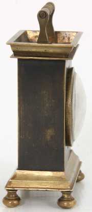 English Verge Fusee Bronze Carriage Clock