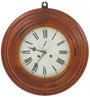 Welch 12 in. Oak Gallery Clock