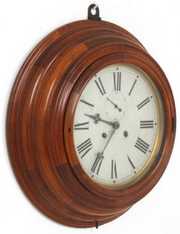 Welch 12 in. Oak Gallery Clock