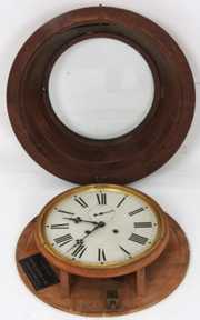 Welch 12 in. Oak Gallery Clock