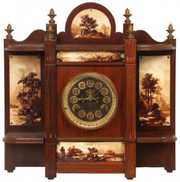 Ansonia Mahogany Mantle Clock Â Alhambra