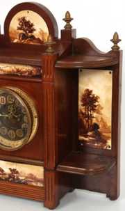 Ansonia Mahogany Mantle Clock Â Alhambra