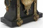 Tiffany & Co. Marble & Bronze Mantle Clock