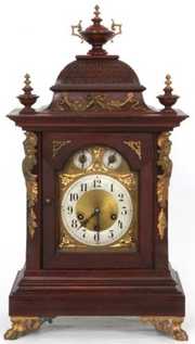 Junghans Mahogany Westminster Bracket Clock