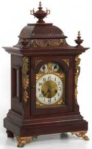 Junghans Mahogany Westminster Bracket Clock