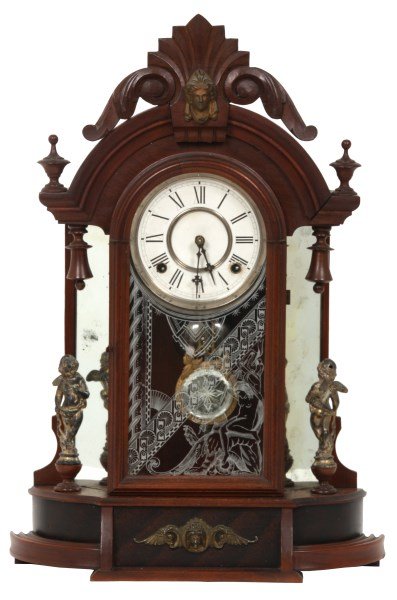 Gilbert Mirror Side Parlor Clock  Occidental