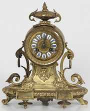 Gilt Bronze Mantle Clock