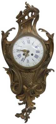French Bronze 15 Day Cartel Clock