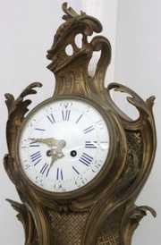 French Bronze 15 Day Cartel Clock