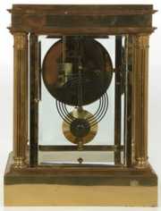 Lg. Size Crystal Regulator Table Clock