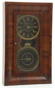 American Double Dial Calendar Clock