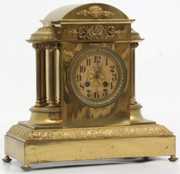 J.E. Caldwell Brass Mantle Clock