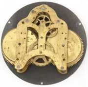 Brass Seth Thomas Engine Lever Clock