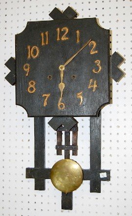 Gilbert Mission Oak “San Remo” Wall Hanging Clock