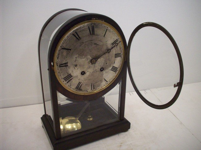 M. Winterhalder & Hoffmeier Glass Case Clock