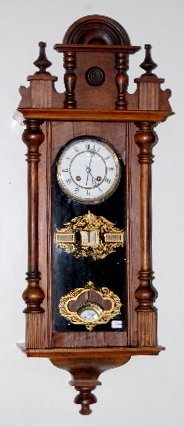 German Calendar Wall Hanging Clock