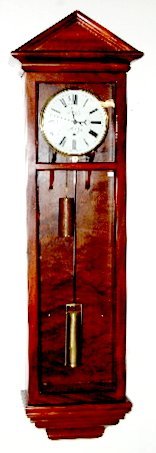 Mahogany Pinwheel Jeweler’s Regulator Clock