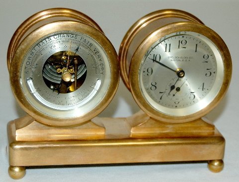 Chelsea Desk Clock Barometer Set