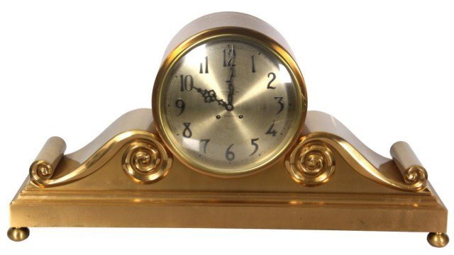 Tiffany Chelsea Mantle Tambour Clock