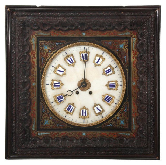 Marble Dial Bakers Clock