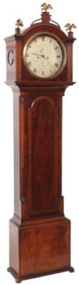 John Gartly Mahogany Grandfather Clock