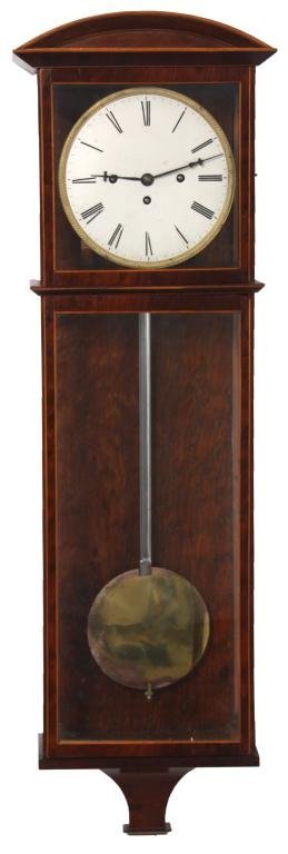 Mahogany Beidermeier Lantern Wall Regulator