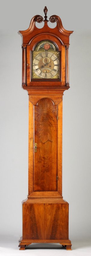 John Wood, Philadelphia, Tall Case Clock