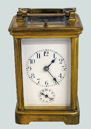 French Repeater Alarm Carriage Clock