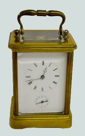 French Japy Freres Alarm Carriage Clock