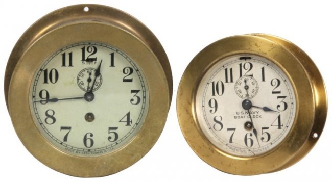 2 Seth Thomas Ships Lever Clocks