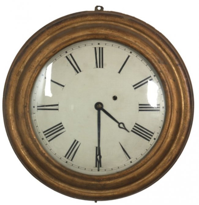 Brewster & Ingrahams Gilt Gallery Clock