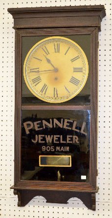 Sessions “Regulator No. 2” Oak Advertising Clock