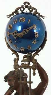 Ansonia Figural Juno Swing Clock