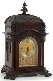 Bigelow & Kennard Mahogany Bracket Clock