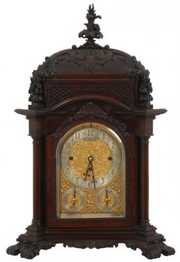 Bigelow & Kennard Mahogany Bracket Clock