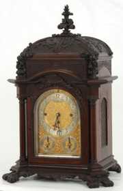 Bigelow & Kennard Mahogany Bracket Clock