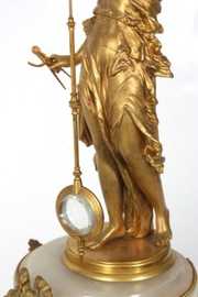 French Figural Mystery Swinger Clock